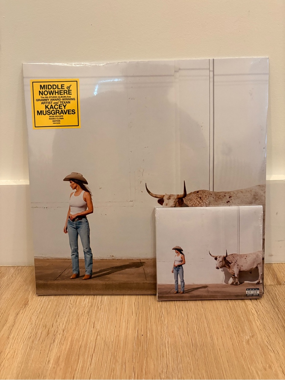 Kacey Musgraves Middle of Nowhere Rodeo Clown Vinyl Signed CD Bundle New Sealed